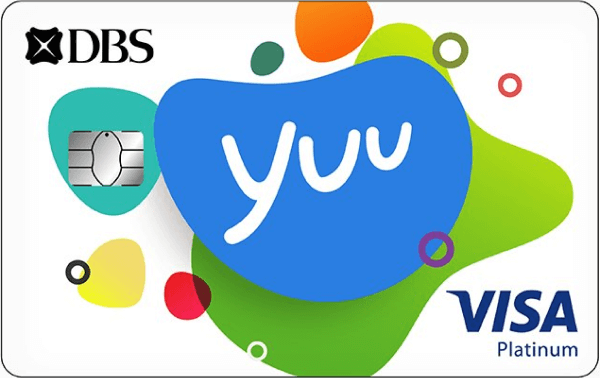 best for cashback - DBS Yuu Visa card