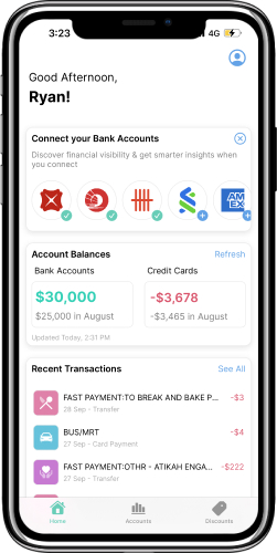 Dobin finance management app homepage